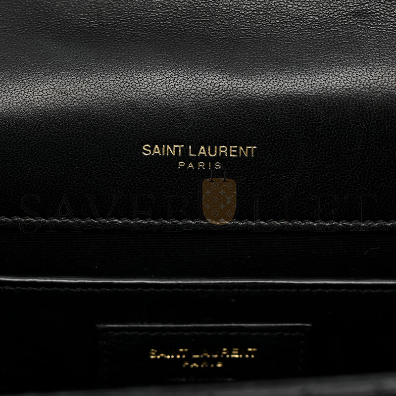 YSL ENVELOPE MEDIUM IN SMOOTH LEATHER 600185 (24*17.5*6cm)